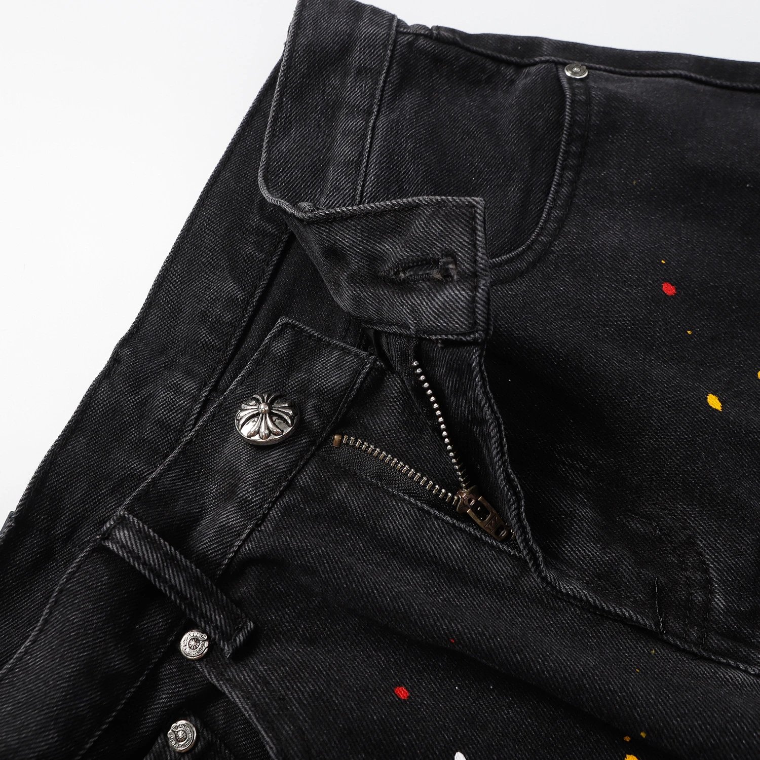 Chrome Hearts Cross Denim Shorts photo 5