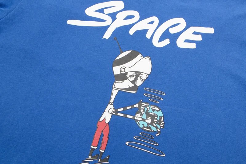 Chrome Hearts Space Graphic T-Shirt Royal Blue - 12