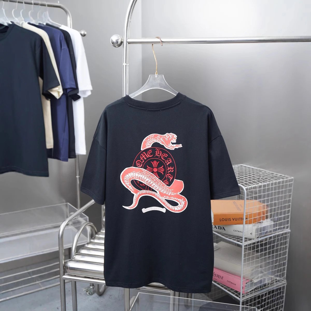 Chrome Hearts Snake Horseshoe T-Shirt