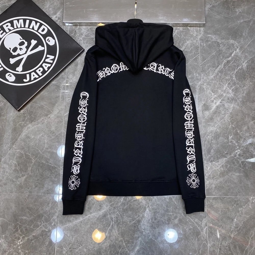 Chrome Hearts 23SS Sanskrit Embroidered Zip Hoodie photo 3