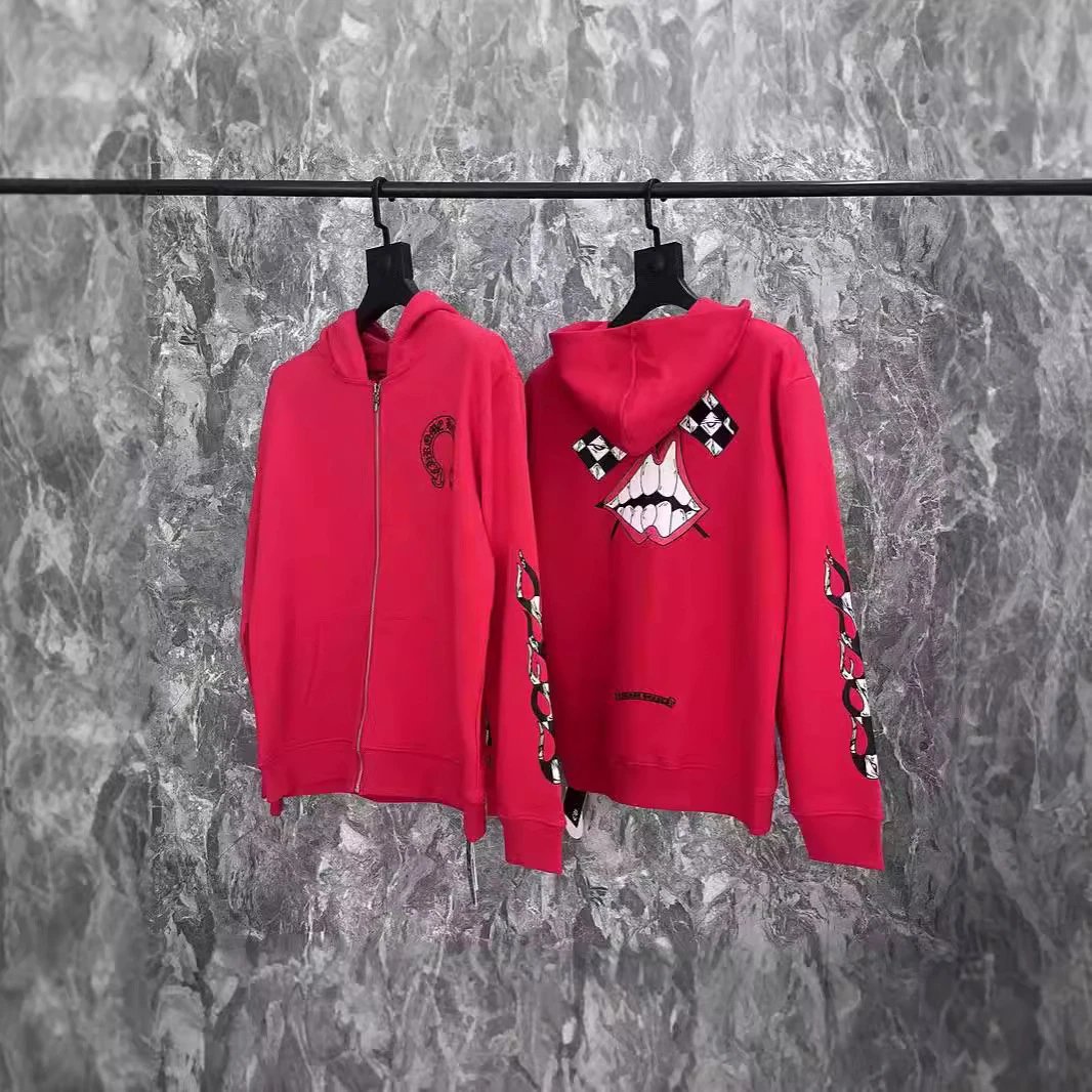 Chrome Hearts Mattyboy Red Graffiti Hoodie