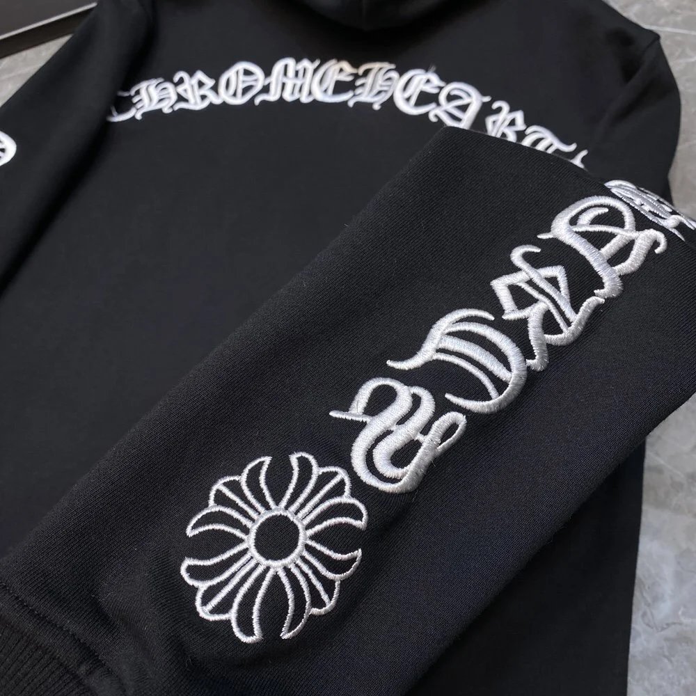 Chrome Hearts 23SS Sanskrit Embroidered Zip Hoodie photo 5