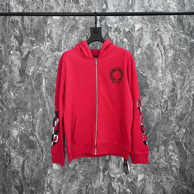 Chrome Hearts Mattyboy Red Graffiti Hooded Sweatshirt photo 4