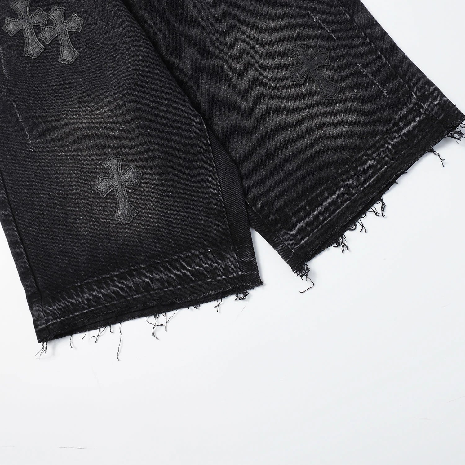 Chrome Hearts 24 Cross Denim Shorts photo 4