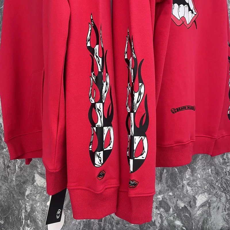 Chrome Hearts Mattyboy Red Graffiti Hooded Sweatshirt photo 6