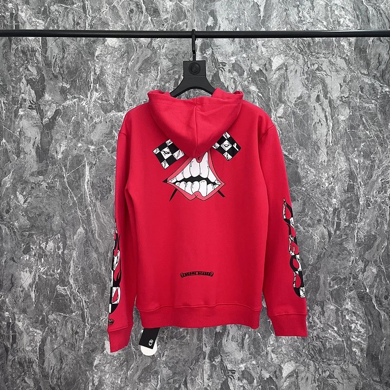 Chrome Hearts Mattyboy Red Graffiti Hooded Sweatshirt photo 5