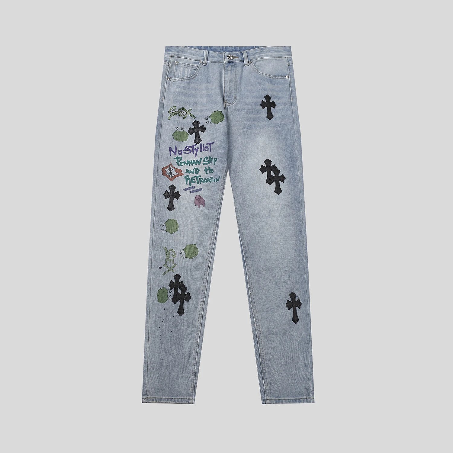 Chrome Hearts Cross Jeans