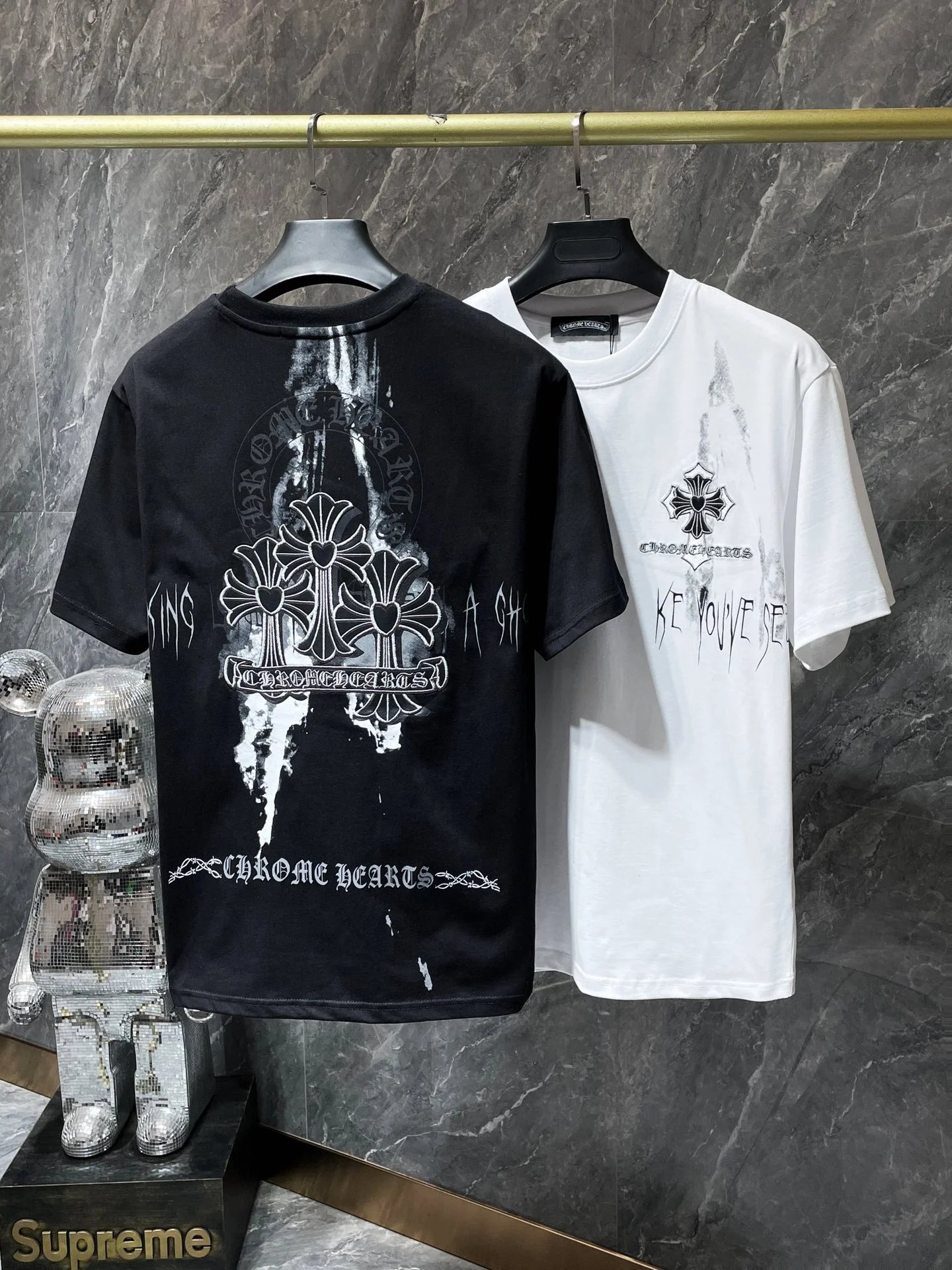 Chrome Hearts Cross Embroidered T-Shirt photo 5