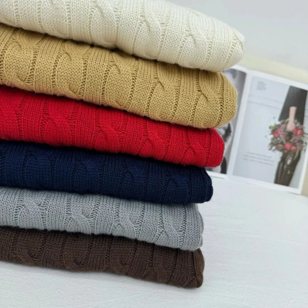 Ralph Lauren Pony Cable Knit Half Zip Sweater photo 4