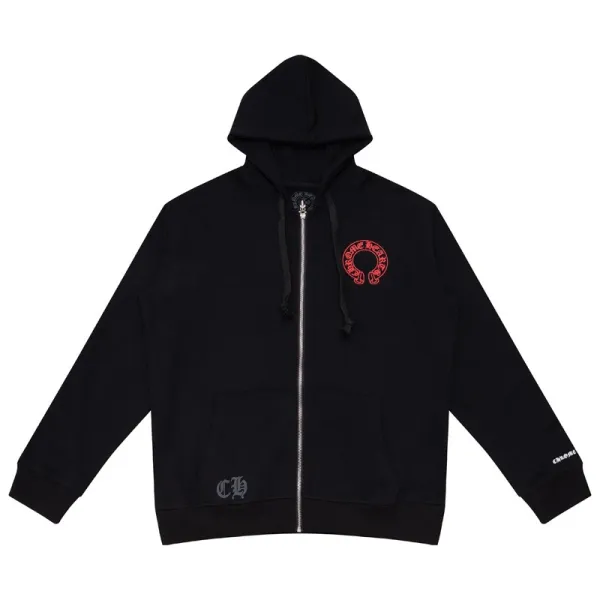 Chrome Hearts x Chrome Hearts Black Zip-Up Hoodie - 1