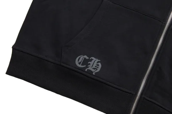 Chrome Hearts x Chrome Hearts Black Zip-Up Hoodie - 27