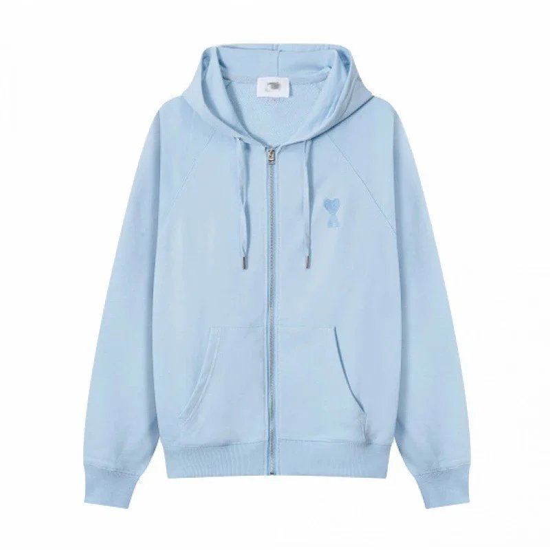 Zipper Hoodie Heart Embroidery photo 8