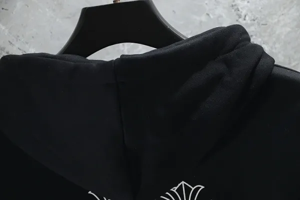 Chrome Hearts x Chrome Hearts Black Zip-Up Hoodie - 34