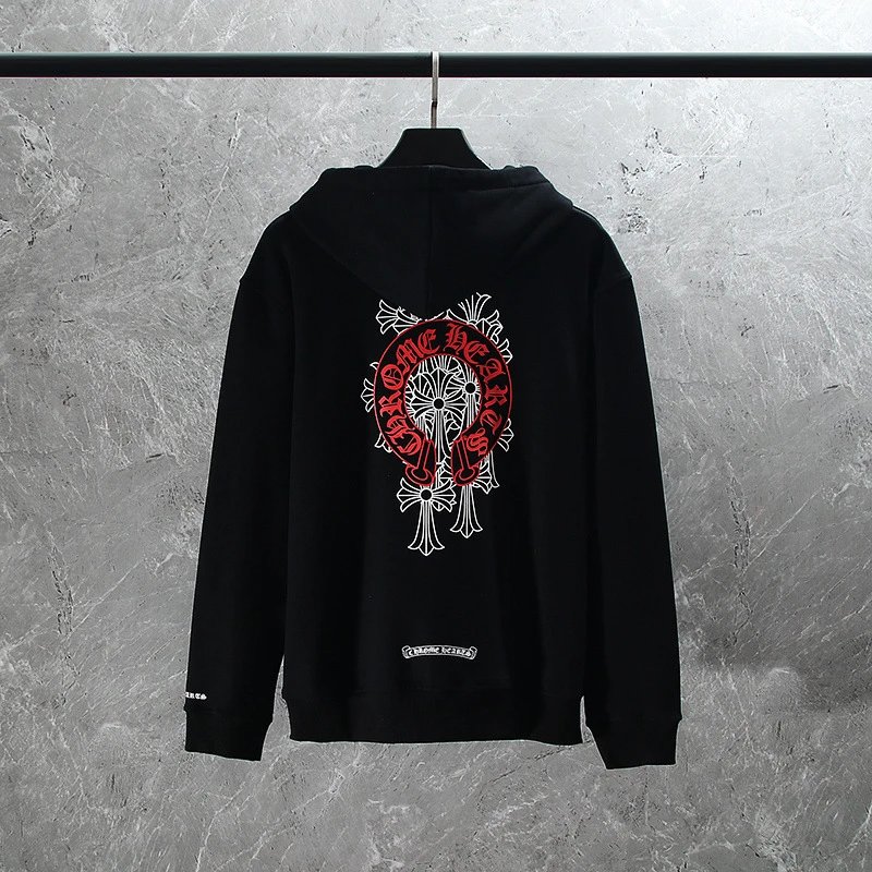 Chrome Hearts x Chrome Hearts Black Zip-Up Hoodie - 6