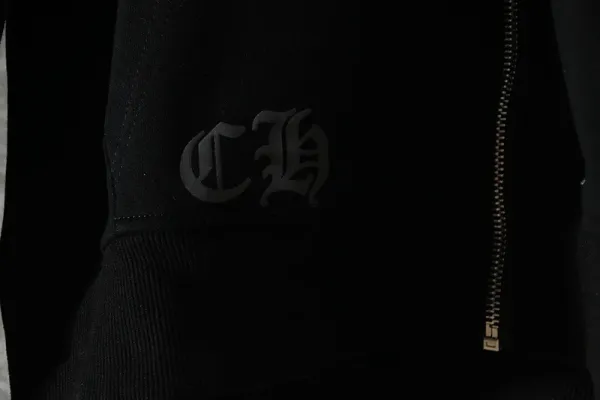 Chrome Hearts x Chrome Hearts Black Zip-Up Hoodie - 38