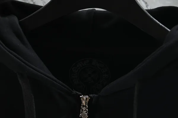 Chrome Hearts x Chrome Hearts Black Zip-Up Hoodie - 41
