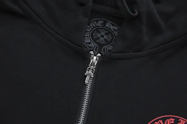 Chrome Hearts x Chrome Hearts Black Zip-Up Hoodie - 29