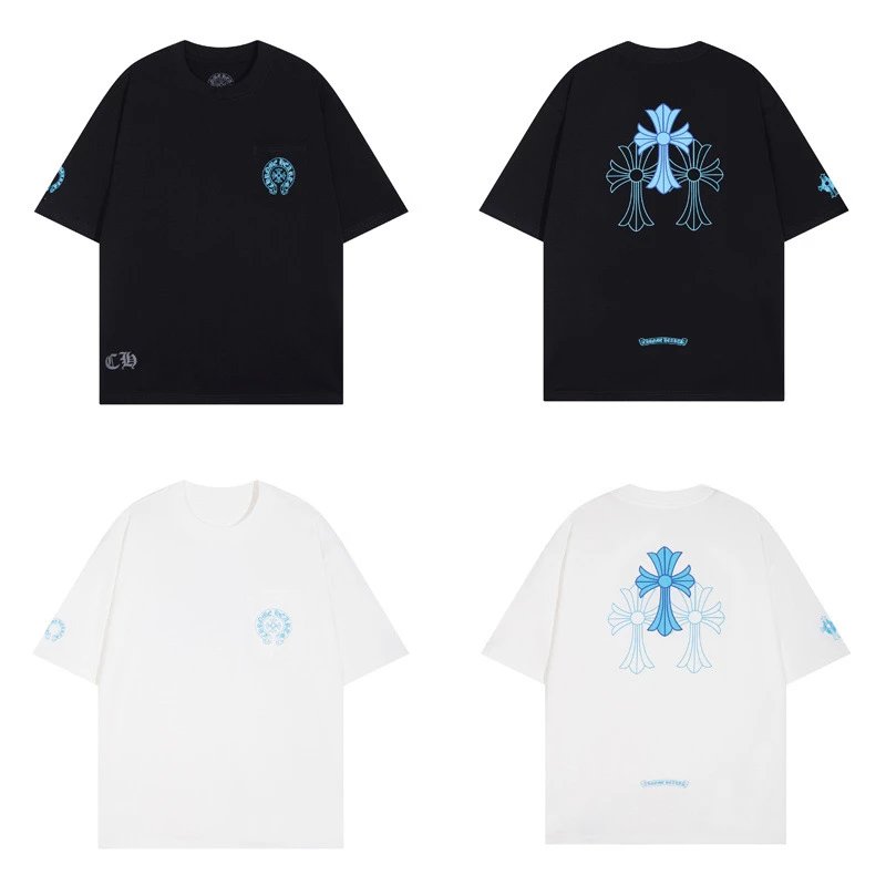 Chrome Hearts Cross Horseshoe Print T-Shirt