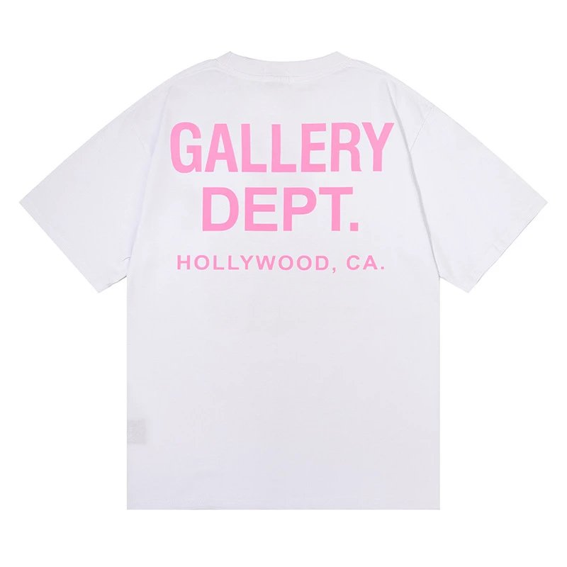 White with Pink Lettering