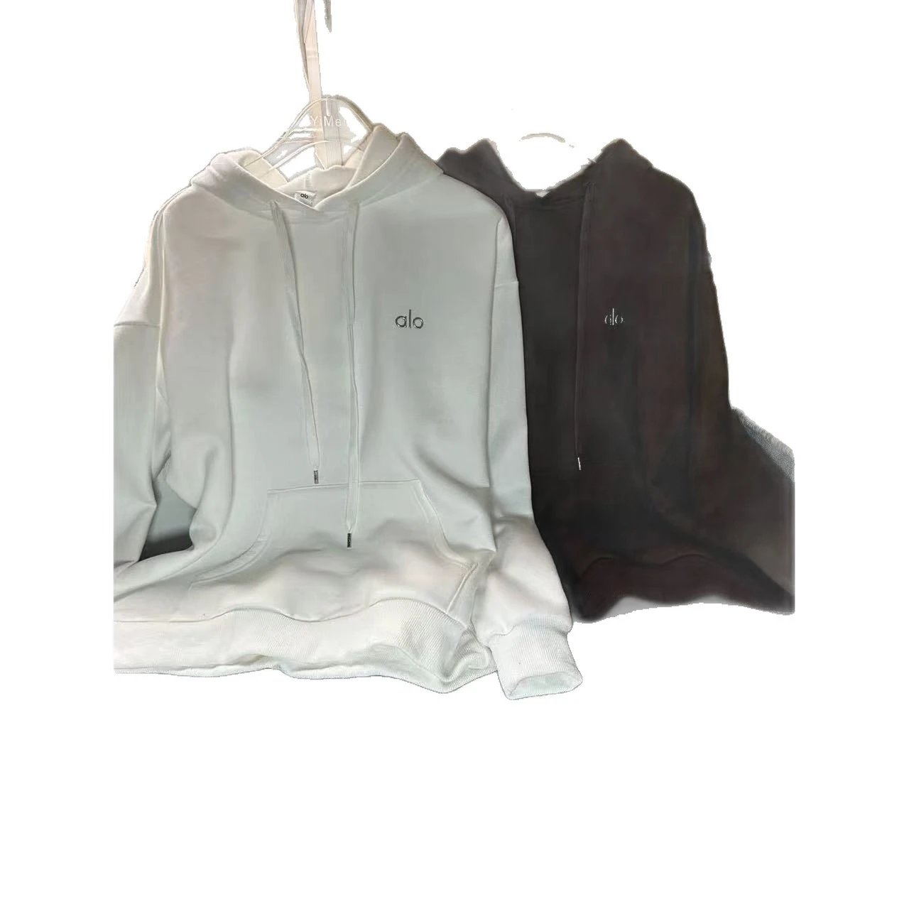 Alo Tracksuits Hooded sweatshirt and straight-leg sweatpants set image 5