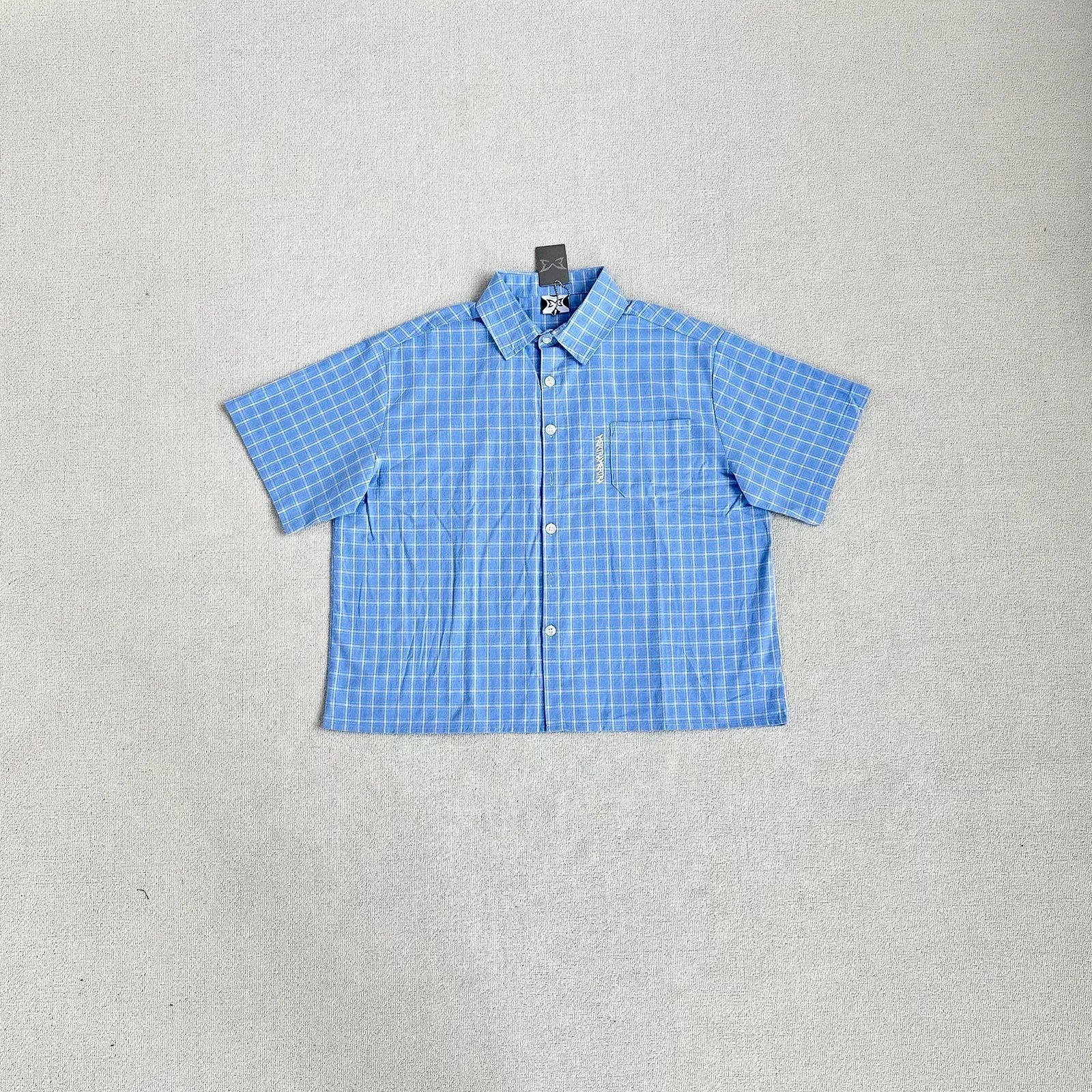 M10 Plaid Shirt/Light Blue