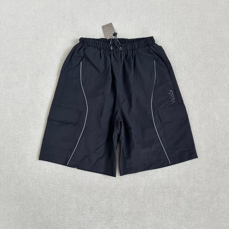 Paneled Shorts/Black