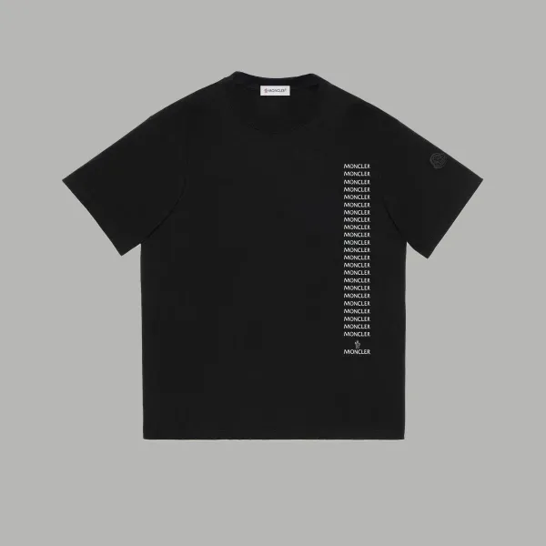 Moncler Logo Print White T-Shirt - 10