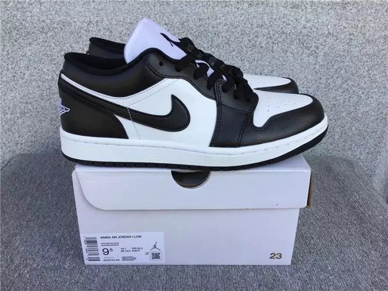 Nike Air Jordan 1 Low Black/White Sneakers