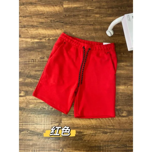 Design Tech Fleece Shorts Red - 1