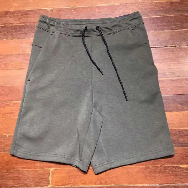 Nike Tech Fleece Shorts Olive Green - 1