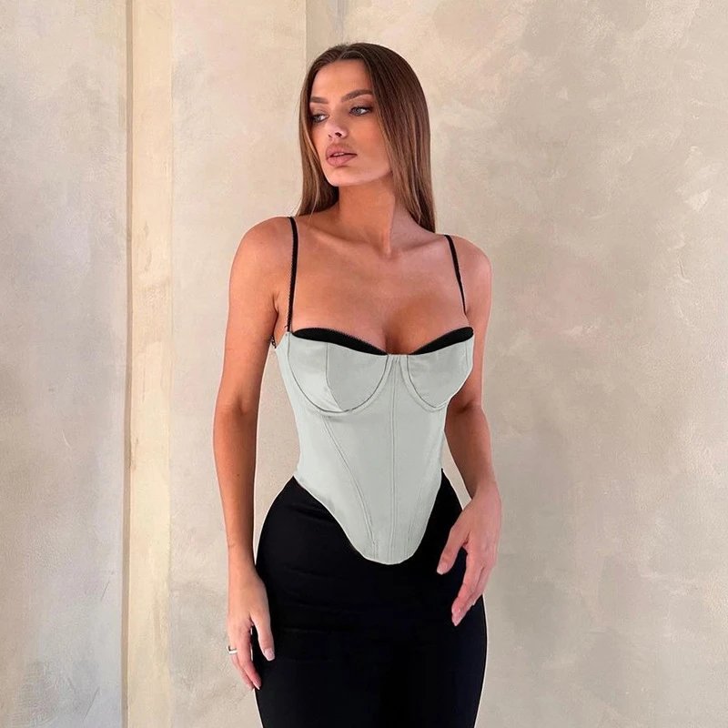 Unbranded Underwear Underwire corset bodysuit with contrast trim image 5