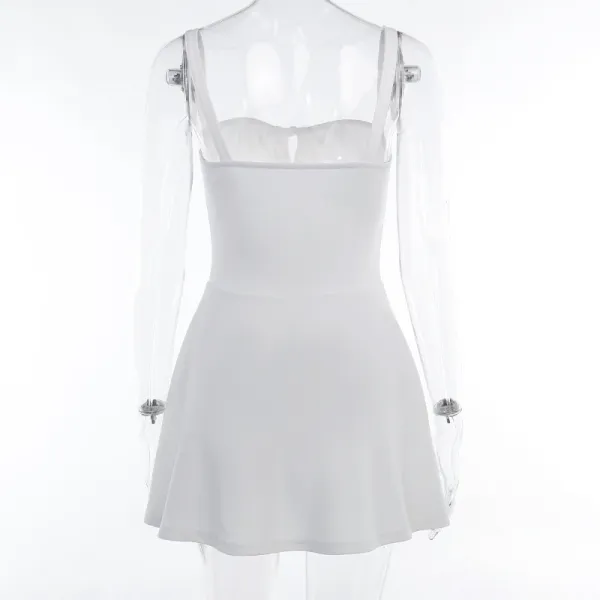 Design Black Ruched Corset Dress with Adjustable Straps Dress - 26