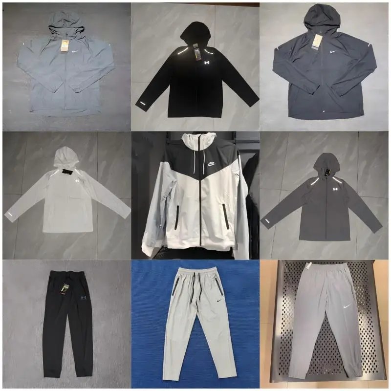 A- Quick Dry Breathable Running Sweatpants Zip Fitness Training Tracksuit + Whatsapp13312897184