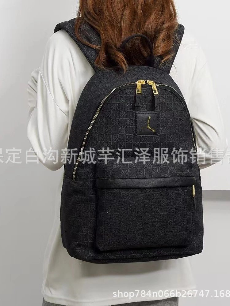 Design Mini Checkered Turquoise Backpack - 11