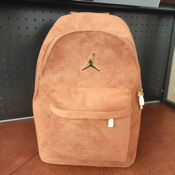 Air Jordan Embossed Suede Backpack Terracotta - 1