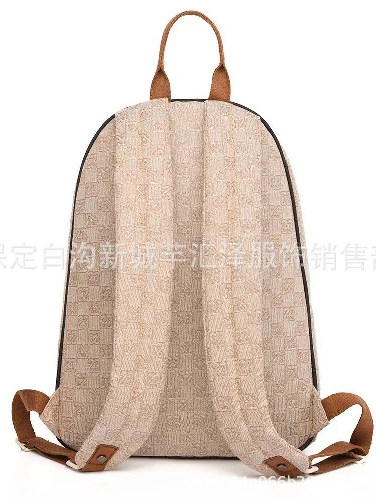 Design Mini Checkered Turquoise Backpack - 13