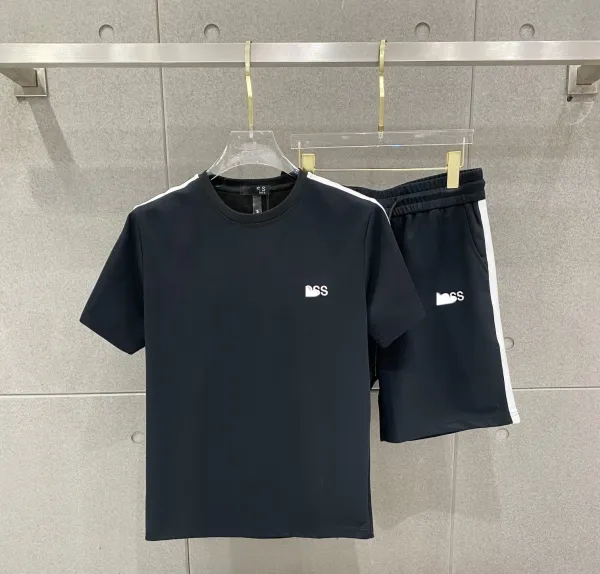 Hugo Boss SS Logo Black Track Set - 1