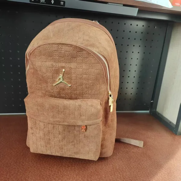 Air Jordan Monogram Suede Backpack Beige - 1