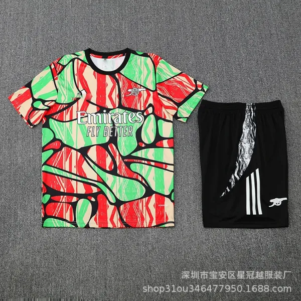 Arsenal x Emirates Fly Better Abstract Print Jersey Set Multicolor - 1