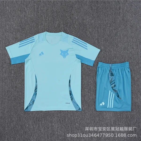 Adidas x Wolverhampton Wanderers Training Kit Light Blue Activewear Set - 1