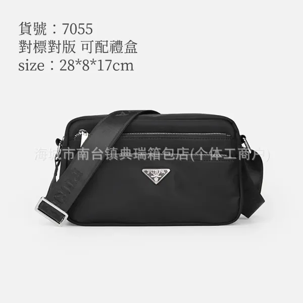 Prada Re-Nylon Crossbody Bag Black - 1