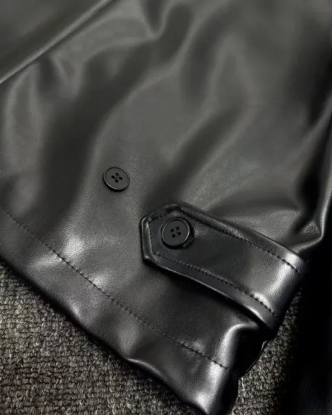 Polo Ralph Lauren Leather Jacket Black - 8