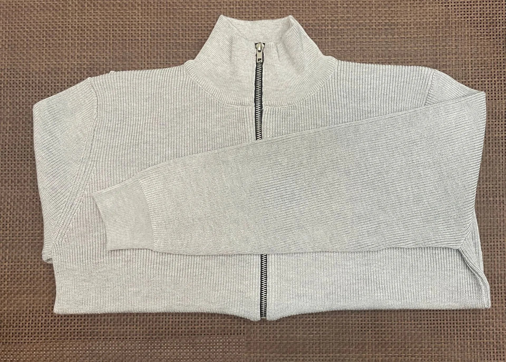 Maison Margiela High-Neck Zip Cardigan Sweater photo 4