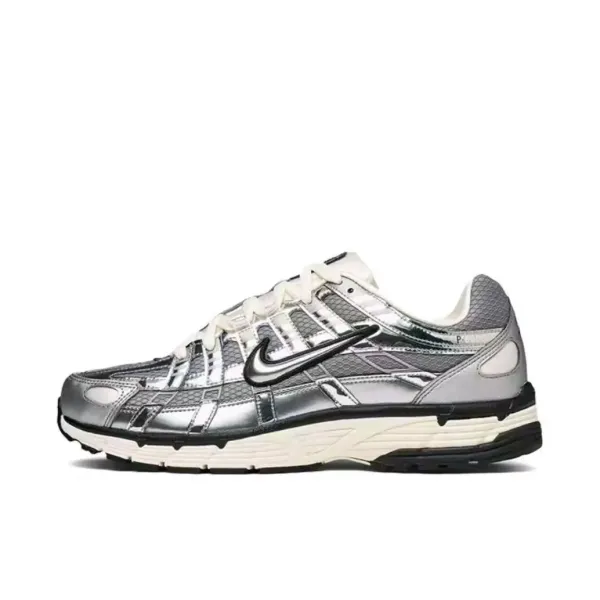 Nike P-6000 Silver Metallic Sneakers - 1