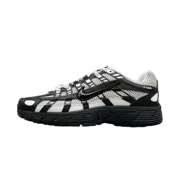 Nike P-6000 Black/White Running Shoes - 1