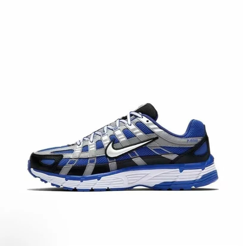 Nike P-6000 Blue and Gray Running Shoes - 1