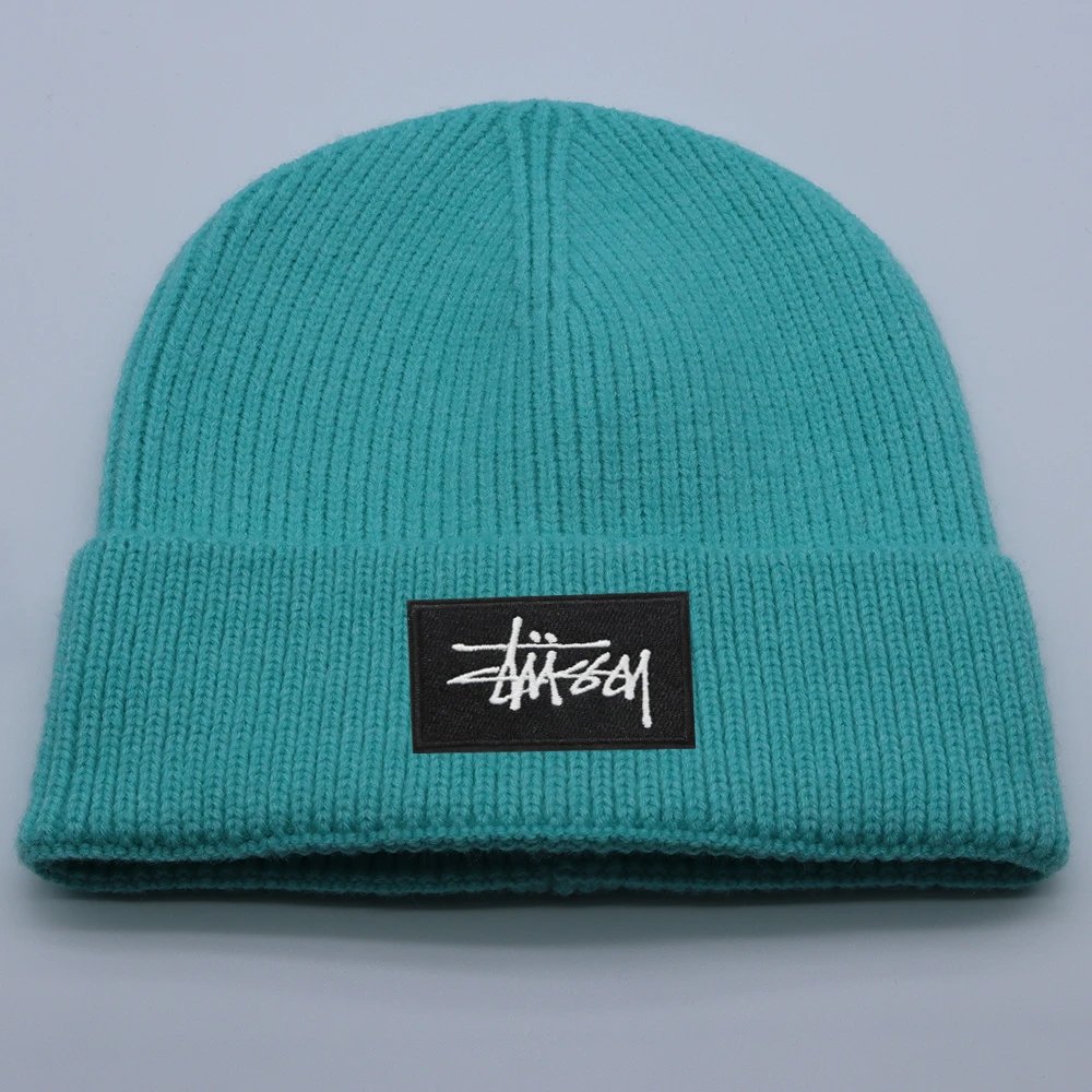 Stüssy Classic Logo Beanie Turquoise - 1