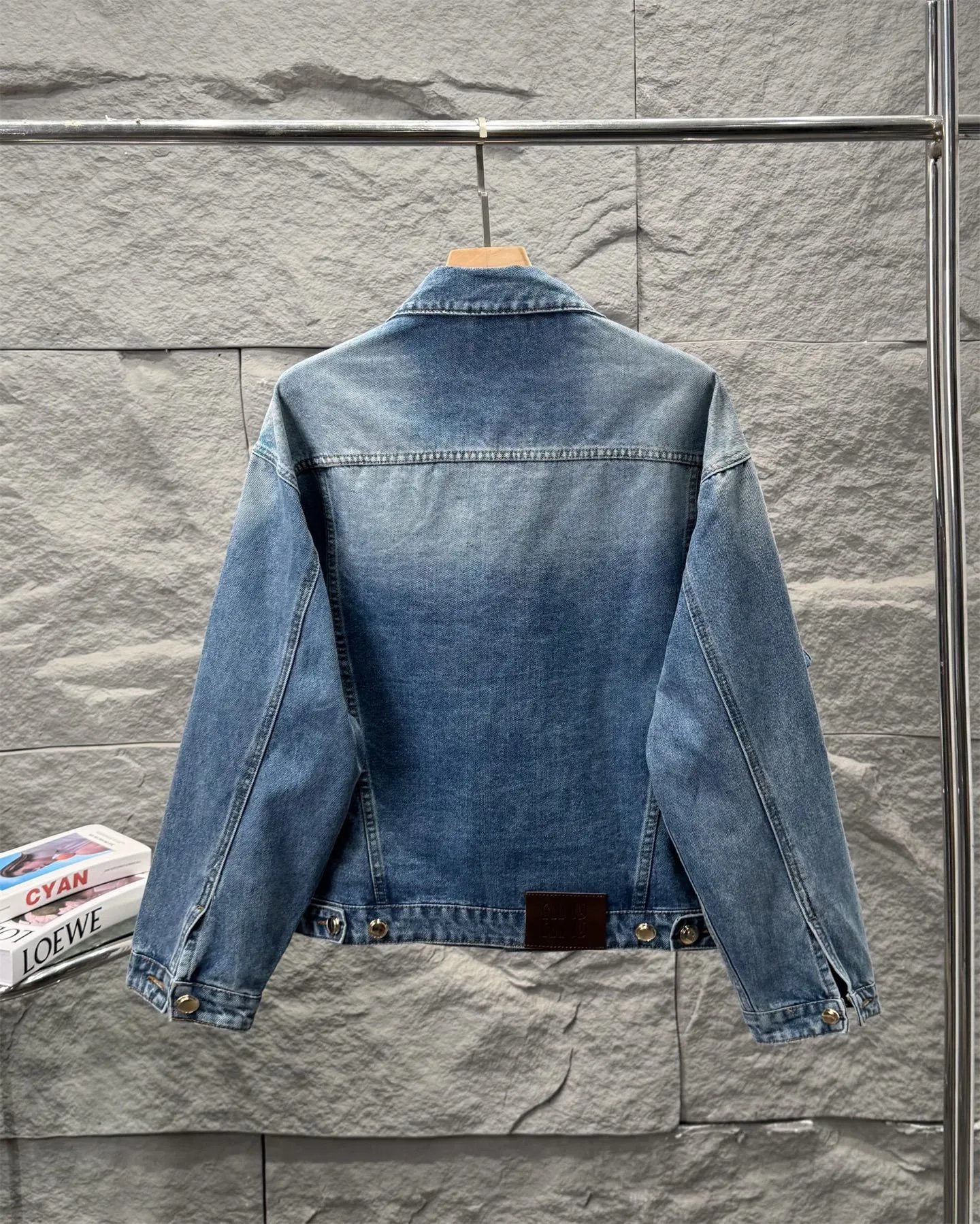 MIU Long-Sleeved Denim Jacket photo 6
