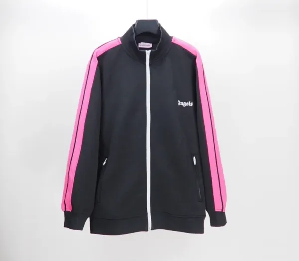 Palace Angels Track Jacket Black Pink Outerwear - 1