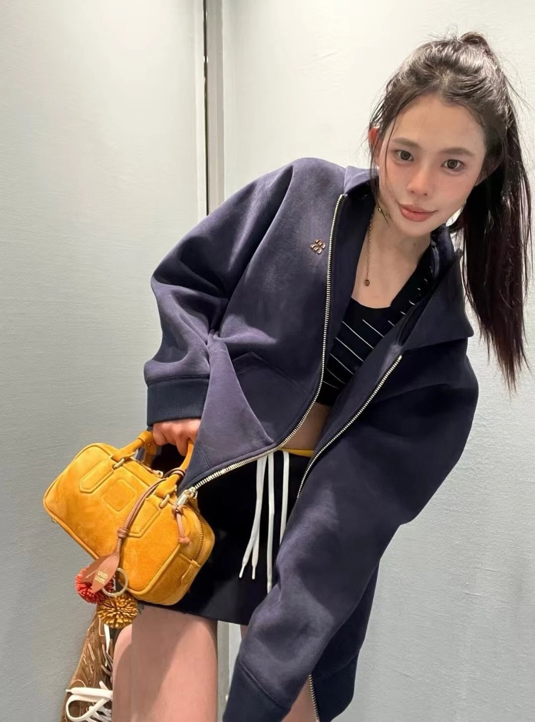 Miu Miu Embroidered Hooded Jacket photo 6